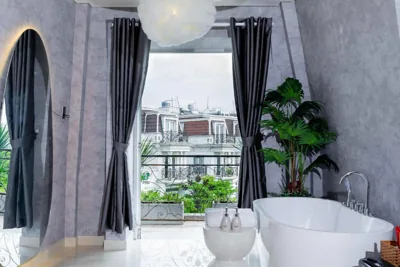 Deluxe tweepersoonskamer met balkon — Ari Boutique Hotel